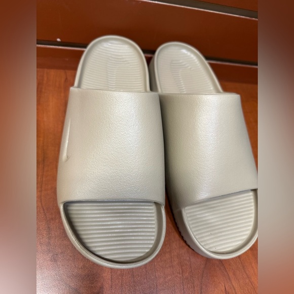 Nike Light Gray Slide Sandals main image 4